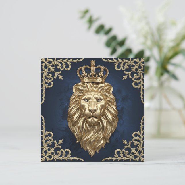 Majestic lion in a regal pose (Standing Front)