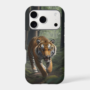 Majestic Lion in Forest Scene Art