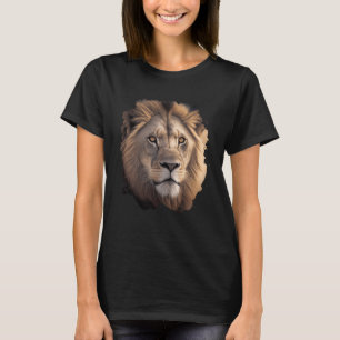 Majestic lion in the African savanna  1 T-Shirt