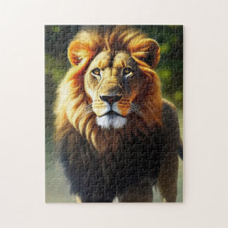 Majestic Lion Jigsaw Puzzle