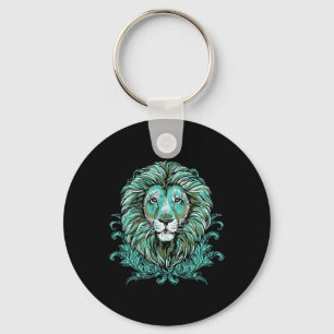 Majestic Lion Mane Detailed Art - Lions Are The Be Key Ring