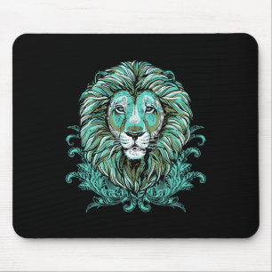 Majestic Lion Mane Detailed Art - Lions Are The Be Mouse Mat