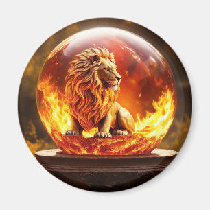 Majestic Lion: Roar of the Wild Magnet