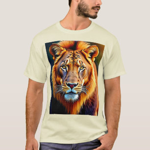 Majestic Lion: Soul of the Wild King Art T-Shirt