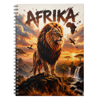 Majestic Lion T-Shirt Notebook