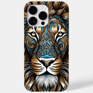 Majestic Lion with delicate blue details  Case-Mate iPhone 14 Pro Max Case