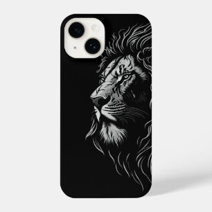 Majestic Lion's Face iPhone 14 Case