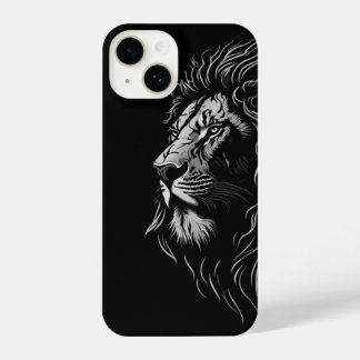 Majestic Lion's Face iPhone 14 Case