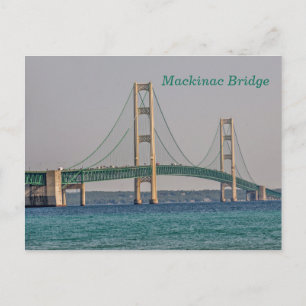 Majestic Mackinac Bridge Postcard