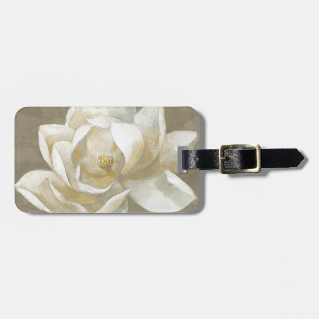 Majestic Magnolia Luggage Tag (Front Horizontal)