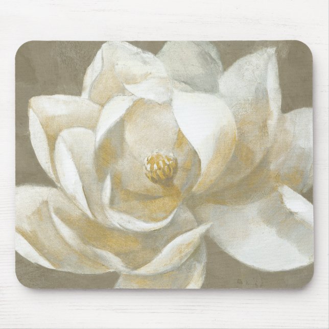 Majestic Magnolia Mouse Mat (Front)