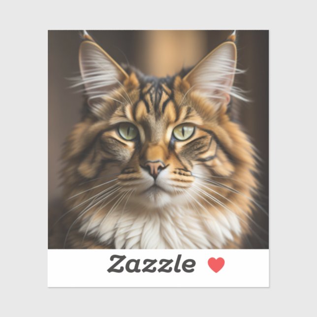 Majestic Maine Coon Cat (Sheet)