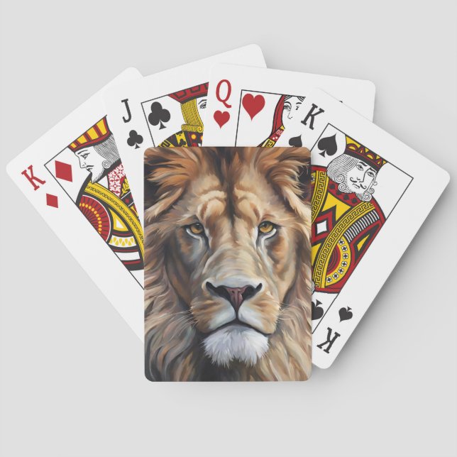Majestic Mane  Playing Cards (Back)
