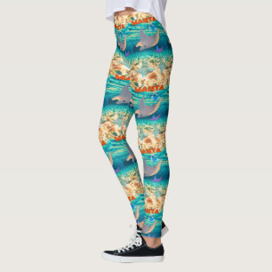 Majestic Manta Underwater Leggings