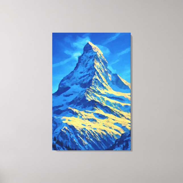 Majestic Matterhorn Canvas Print (Front)