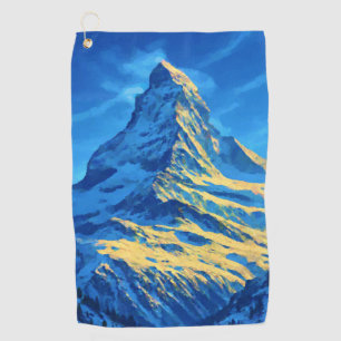 Majestic Matterhorn Golf Towel