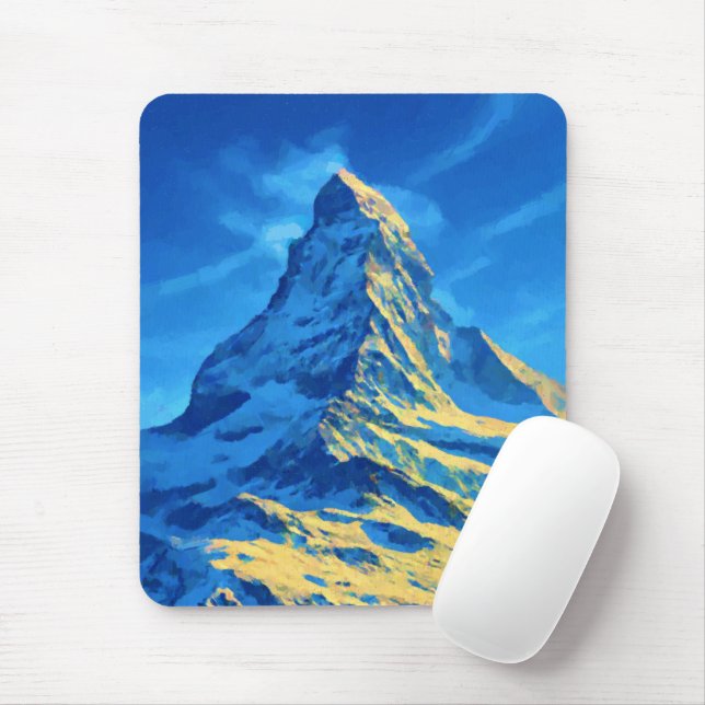 Majestic Matterhorn Mouse Mat (With Mouse)