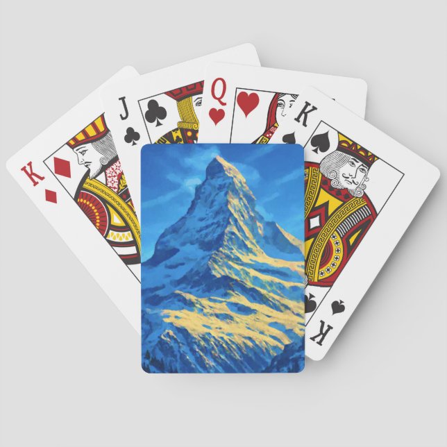 Majestic Matterhorn Playing Cards (Back)