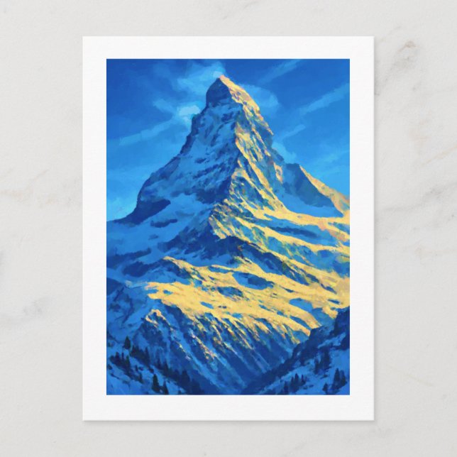 Majestic Matterhorn Postcard (Front)