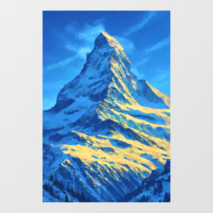Majestic Matterhorn Window Cling