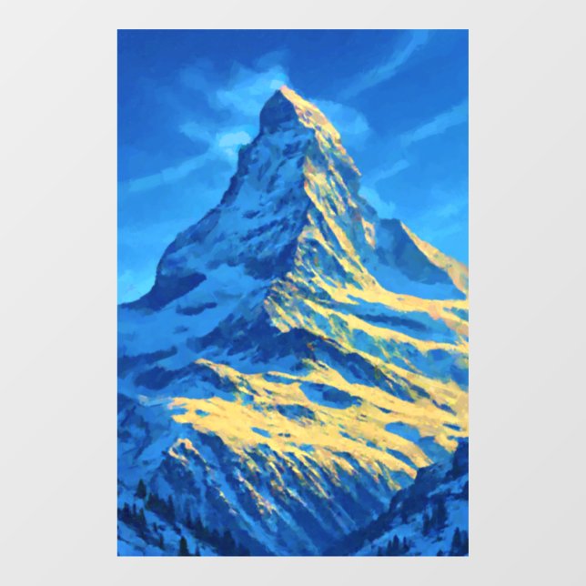 Majestic Matterhorn Window Cling (Sheet)