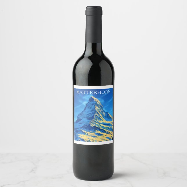 Majestic Matterhorn Wine Label (Front)