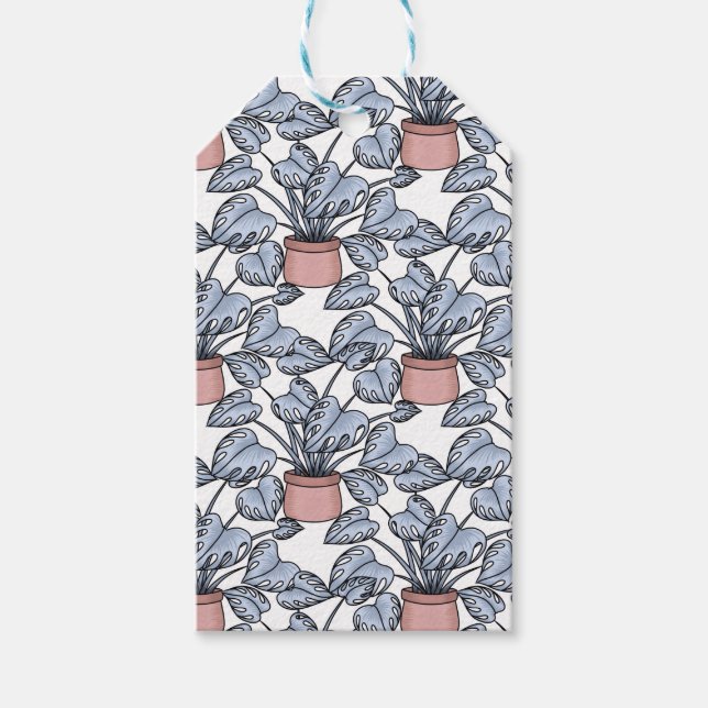 Majestic monstera gift tags (Front)