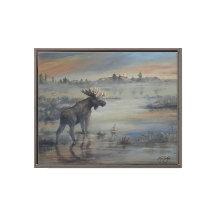 Majestic Moose 16"x20"
