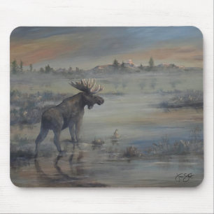 Majestic Moose Mouse Mat
