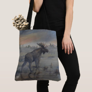 Majestic Moose Tote Bag