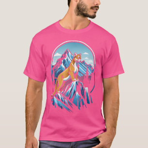 Majestic Mountain Lion Nature-Inspired Wilderness T-Shirt