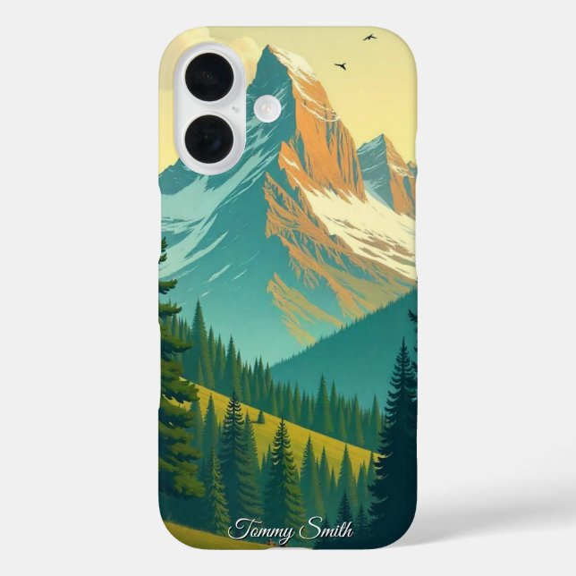 Majestic Mountain Peak Case-Mate iPhone Case (Back)