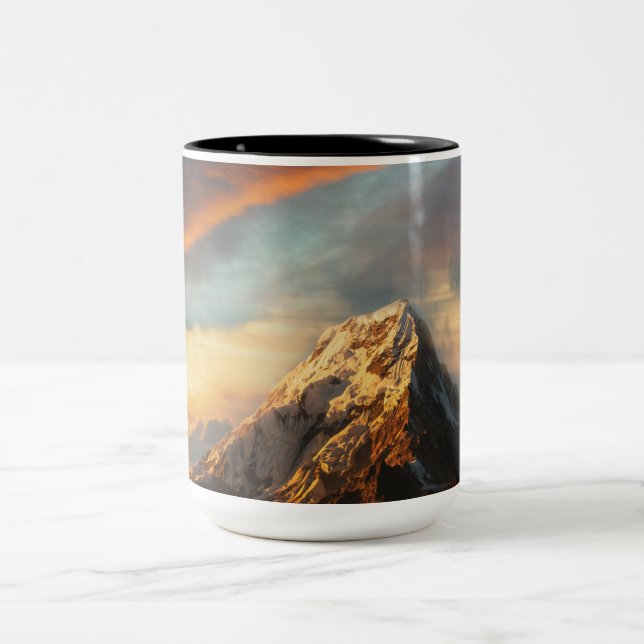 Majestic Mountain Two-Tone Coffee Mug (Center)