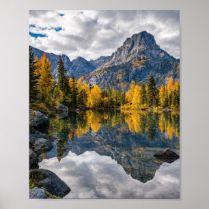 Majestic Mountain Wilderness Landscape Poster