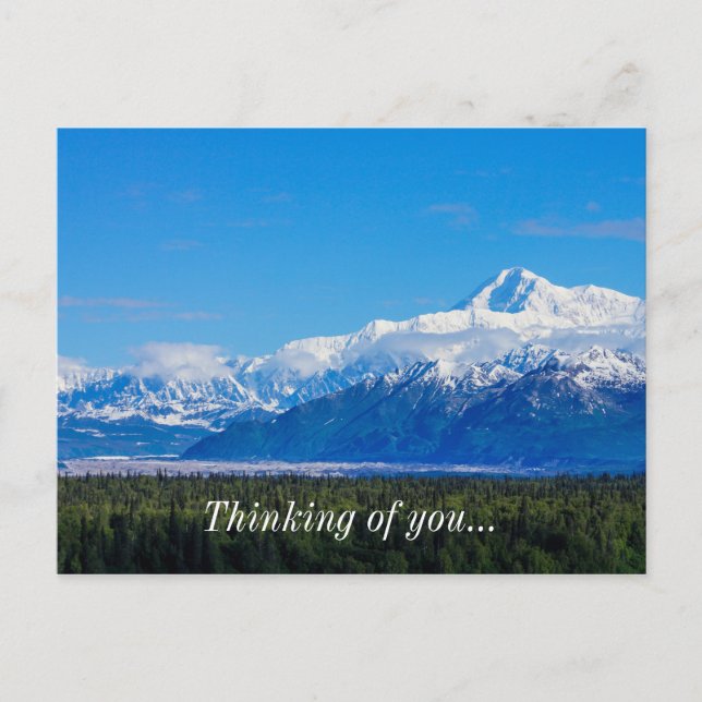 Majestic Mt McKinley Postcard (Front)