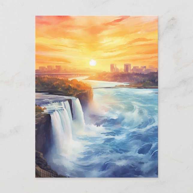 Majestic Niagara Falls #13 Postcard (Front)