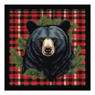 Majestic Northern Black Bear Photo Enlargement