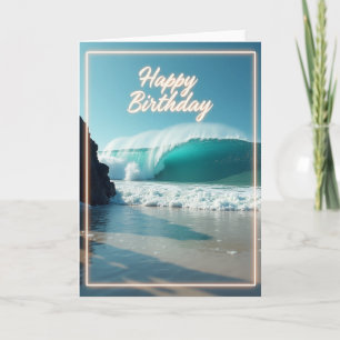 Majestic Ocean Birthday Card
