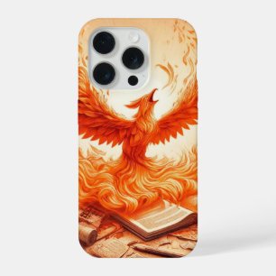 Majestic Orange Dragon Bird iPhone Case