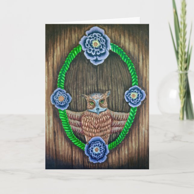 Majestic Owl Art Card (Front)