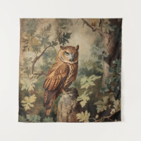 Majestic Owl in a Forest