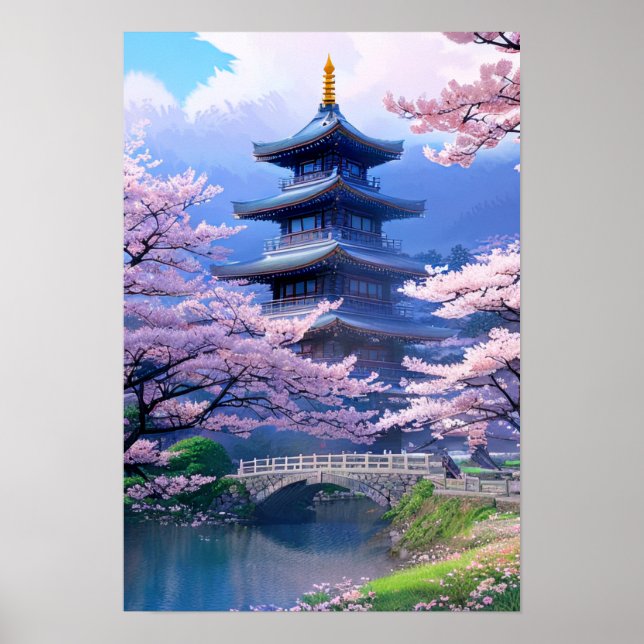 Majestic Pagoda Poster (Front)