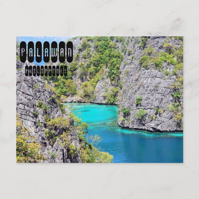 Majestic Palawan Paradise in Philippines Postcard (Front)