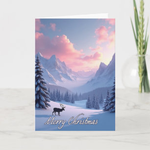 Majestic Peaks Christmas Card