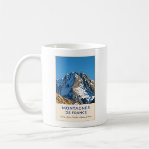 Majestic Peaks of the French Alps Coffee Mug