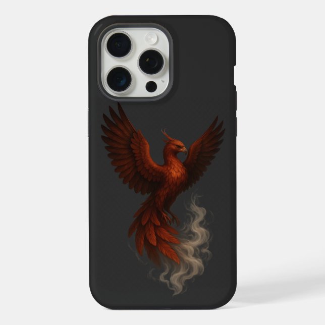 Majestic Phoenix Rising iPhone Case (Back)