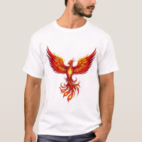 Majestic Phoenix T-Shirt – Fiery Rebirth Mythical