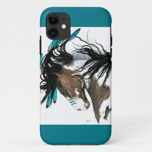 Majestic Pinto Horse by Bihrle iPhone 11 Case