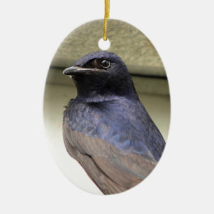 Majestic Purple Martin Ceramic Tree Decoration