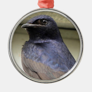 Majestic Purple Martin Metal Tree Decoration